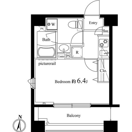 本所吾妻橋駅 徒歩2分 3階の物件間取画像